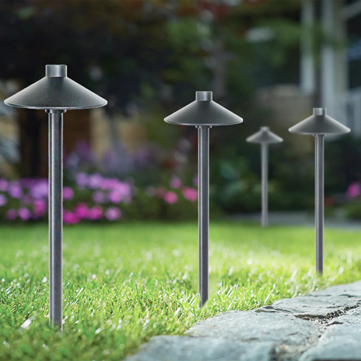 led pathway lights wired